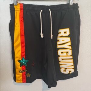 Black Nike Roswell 'RAYGUNS' Graphic Athletic Shorts size M